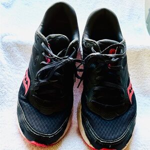 Skechers Black and Pink Running Shoes